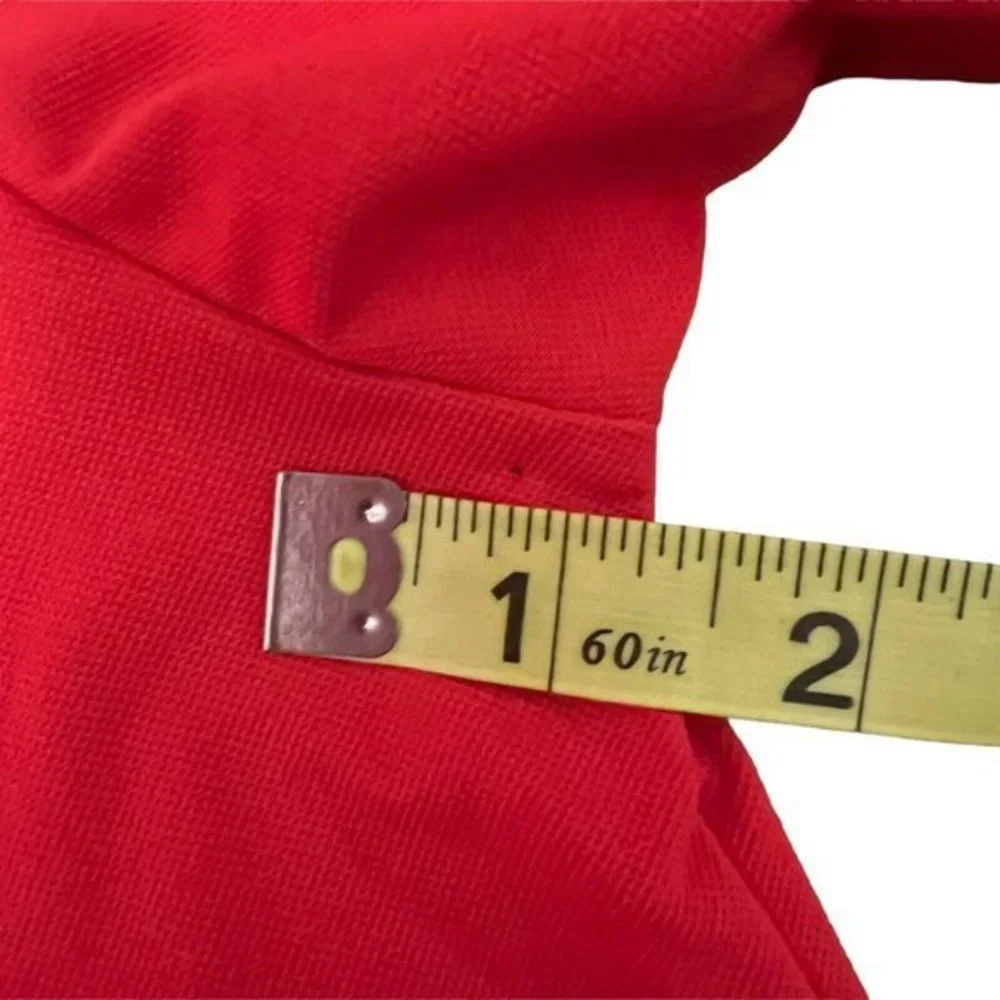 MIER Polo‎ Shirt Men's Size XL Red Long Sleeve Collared 100% Polyester